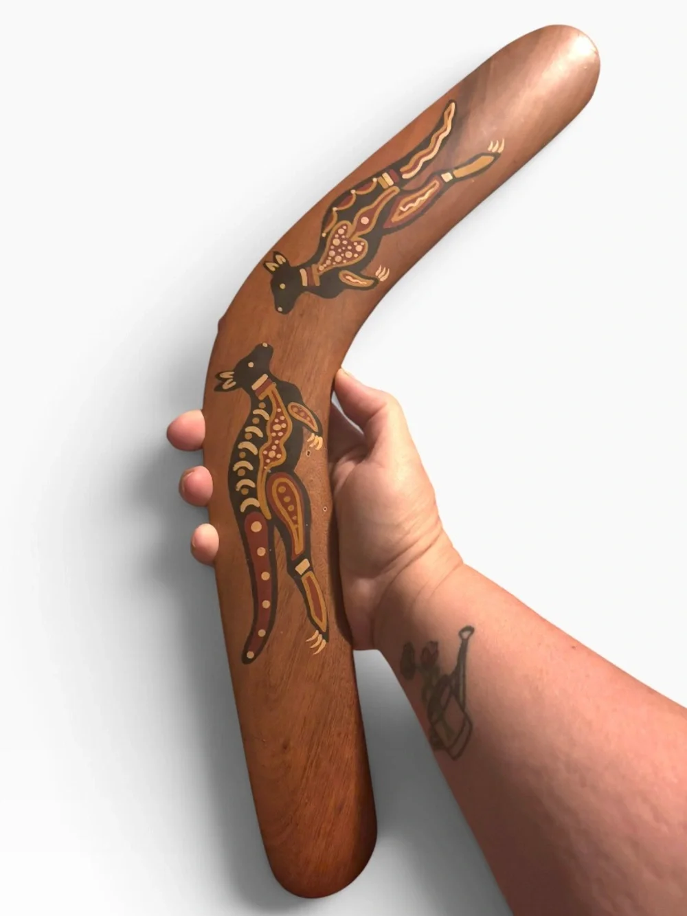 Vintage Australian 40cm Wooden Souvenir Boomerang